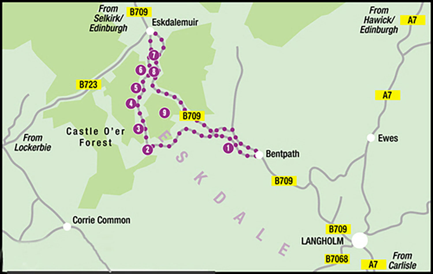 Prehistoric Trail Map